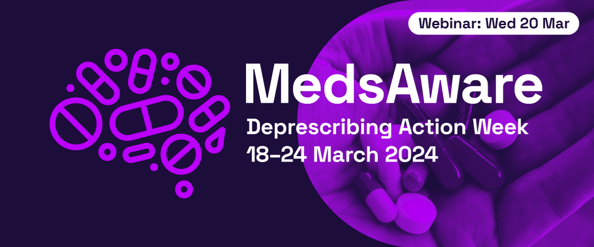SHPA Webinar | MedsAware: Deprescribing action week 2024